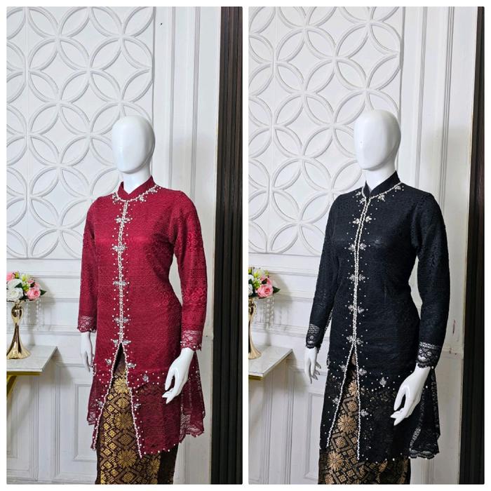 Gambar Kebaya Ayana/Kebaya Wisuda/Kebaya Kondangan - Navy, Stelan M dari RDZ Kebaya undefined Tokopedia