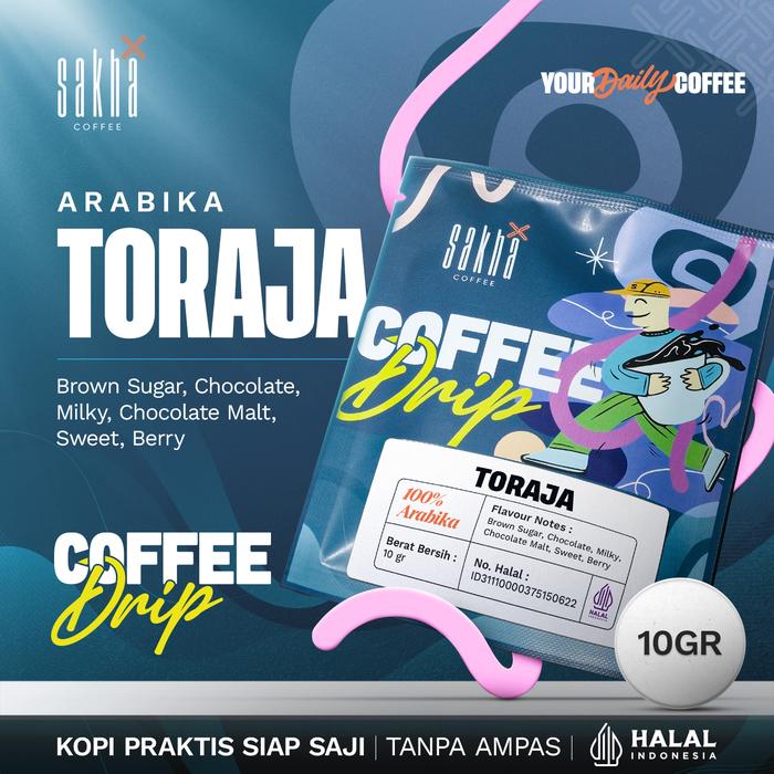 Gambar Sakha Coffee Drip Bag Arabica Kopi Instan Siap Seduh Murni Arabika - Arabika Toraja  dari Sakha Coffee Roastery undefined Tokopedia