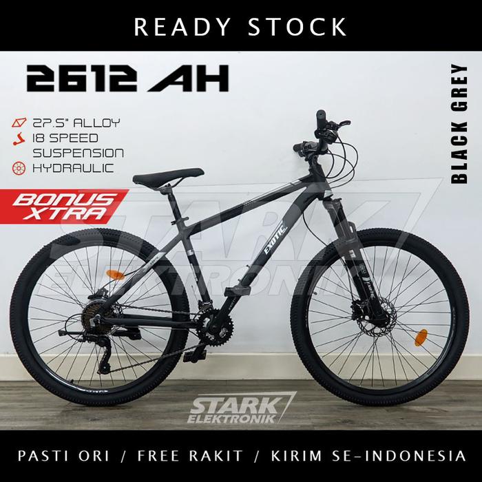 Gambar Exotic 2612 AH MTB Mountain Bike Sepeda Gunung Pacific - Black Grey, Ban 26 inci dari StarkElektronik undefined Tokopedia