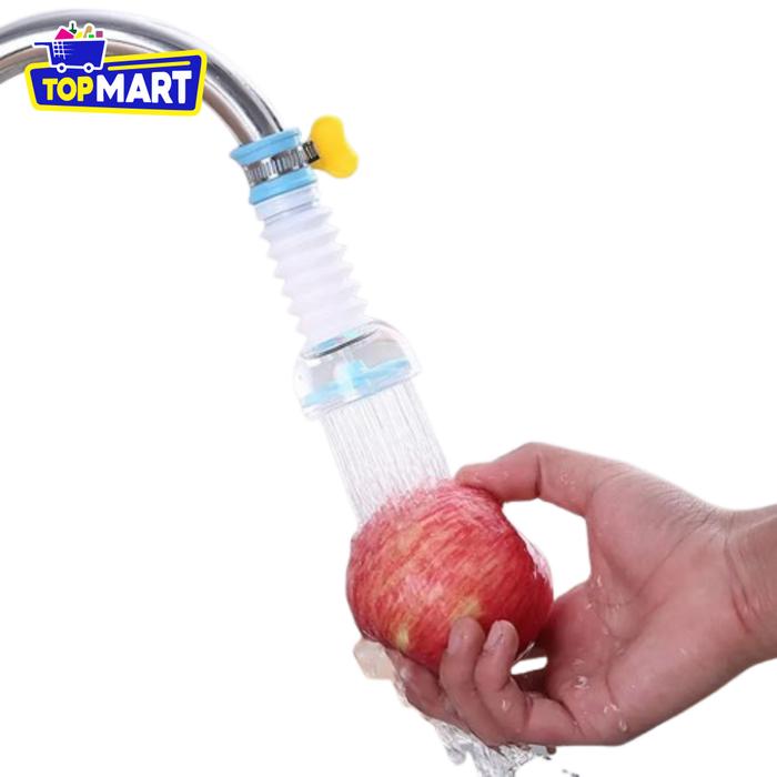 Gambar TOPMART - Filter Saringan Kran Air Kipas Kincir Putar - Sambungan Kran Flexible Anti Bocor - Praktis & Awet - Klem Tanpa Batu dari TopMartShop undefined Tokopedia