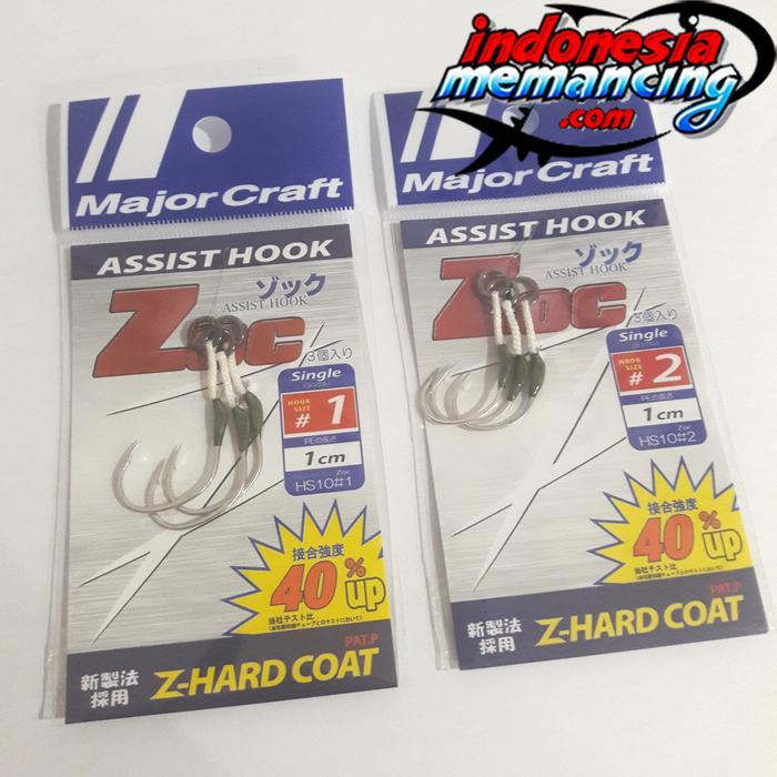 Gambar PREMIUM Pancing/Kail MAJOR CRAFT ZOC ASSIST HOOK HS10 - Size 02 (2/0) - HS10 No.1 dari Toko Pak MasRaden undefined Tokopedia