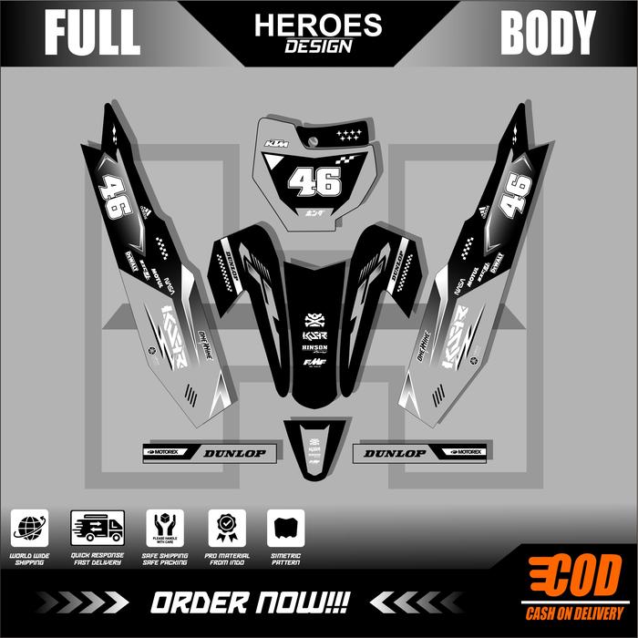 Promo Stiker Decal FullBody RBT VEGA R NEW Bebek Modif Terbaru Kece ...