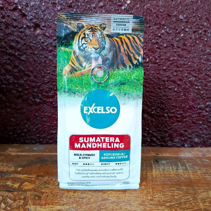 Gambar Excelso Kopi Bubuk Sumatera Mandheling Bali Arabica Java Arabica 200g Robusta Gold 200gr - Sumatera Mandheling dari haneaz.store undefined Tokopedia