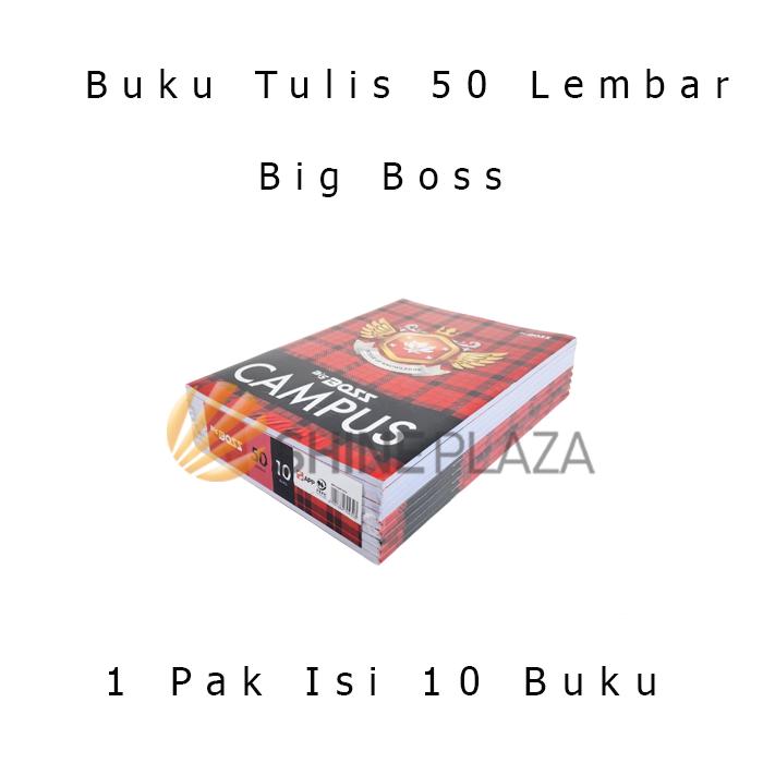 Gambar [PACK] Buku Tulis Big Boss 50 Lembar 1 Pak Isi 10 Buku BigBoss - Buku BBOS 50 1 Pak dari Shine Plaza undefined Tokopedia