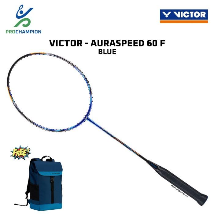 Gambar Raket Badminton Victor Original Auraspeed 60 F Blue - 3U dari PROCHAMPION undefined Tokopedia