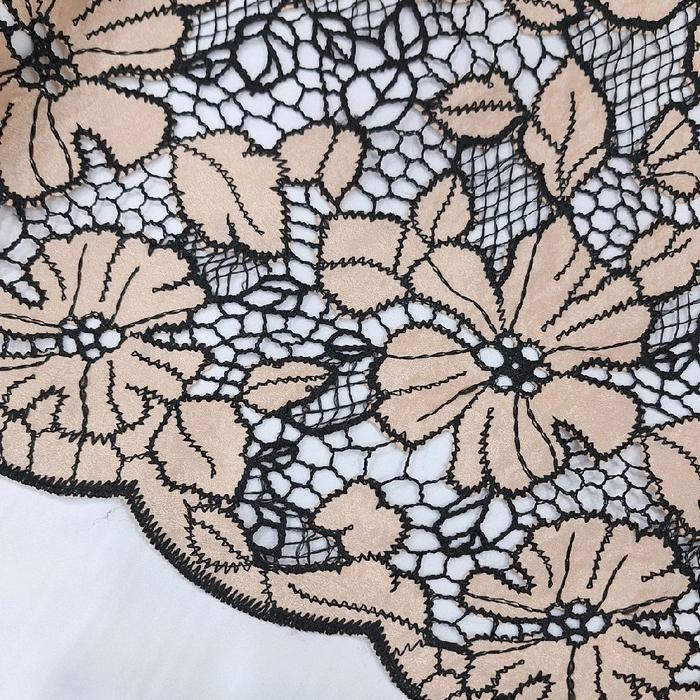Gambar Prada Lace • Kain Prada • Prada Bunga • (outer,dress,Setelan) • MEDIAN TEXTILE - Milo dari Median Textile undefined Tokopedia