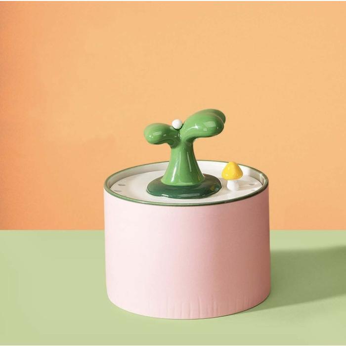 Gambar ONLY PETS Aqua Bloom Automatic Pet Water Fountain Ceramics Air Mancur Keramik Hewan Otomatis - Merah Muda 1.5L dari Only Pets Kota Administrasi Jakarta Pusat Tokopedia