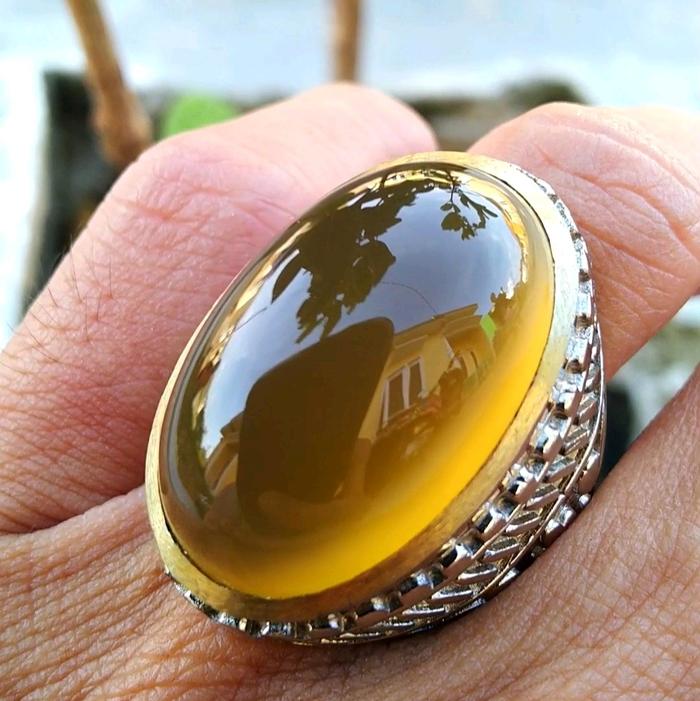 Gambar NATURAL BATU CINCIN ANGGUR BIAS HIJAU BATURAJA dari Natural Batu Biru Baturaja undefined Tokopedia