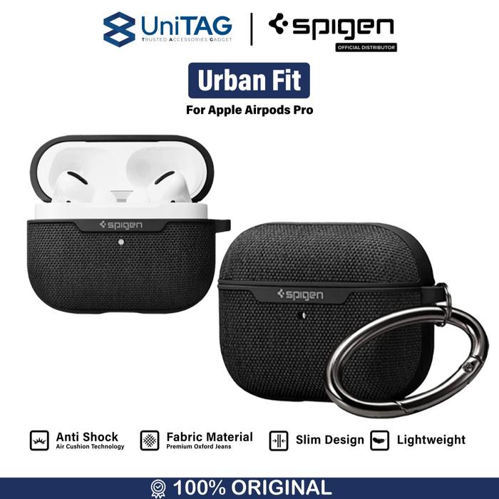Gambar Case for Apple Airpods Pro Spigen Urban Fit AirPods Pro Casing Anti Gores - Black dari UniTAG Store undefined Tokopedia