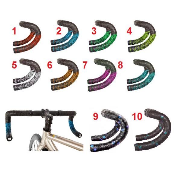Gambar BARTAPE Motiv MIRIP SUPACAZ Super Sticky Kush lilitan stang handgrip bar tape sepeda balap stang dropbar NO liteskin Deda 3T Prologo ROADBIKE RB lipat - no2 HITAM BIRU dari srii wijayaa undefined Tokopedia