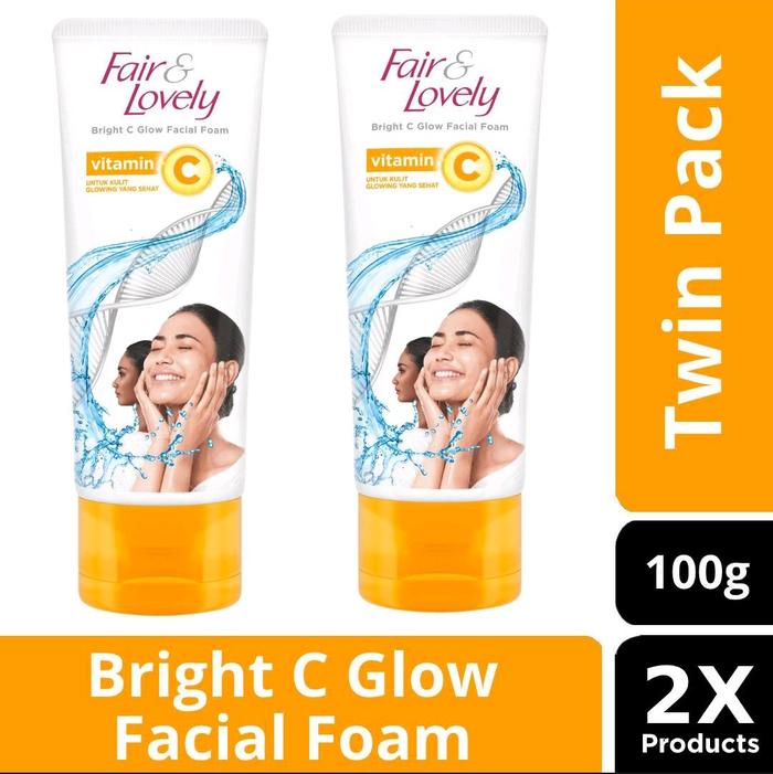 Gambar (twin pack ) galow & lovely pembersih wajah foam  untuk kulit kusam vitamin c 100 g x 2 pcs dari FADLY MART_NEW undefined Tokopedia