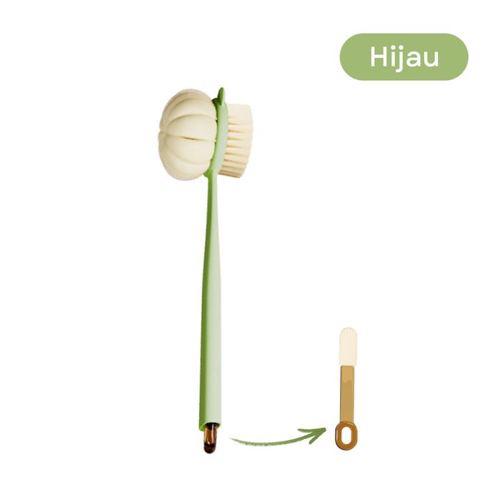 Gambar TP Angola Sikat Punggung Badan D91A Sponge Puff Loofah 3IN1 / Sikat Penggosok Mandi / Sikat Punggung 2 Sisi / Bath Brush - Hijau dari Angola Indonesia Kab. Tangerang Tokopedia