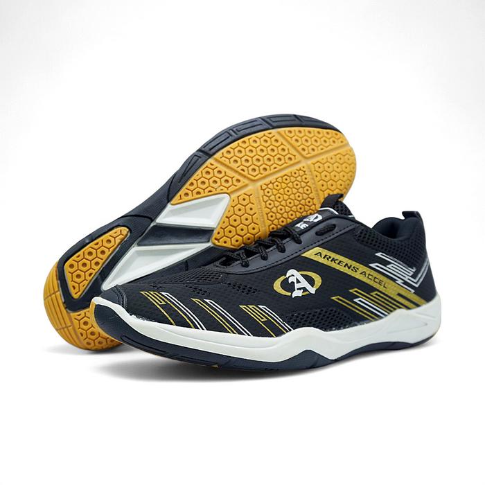 Gambar Sepatu Badminton ARKENS AB-157 Dewasa Pria 39-43 Voli Sporty Olahraga Training Bulutangkis - Hitam, 39 dari TOKO VANESSA MOJOKERTO undefined Tokopedia