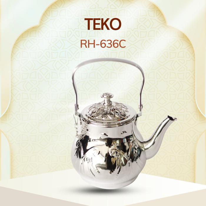 Gambar Teko Tea Kettle Stainless Steel 1.3 liter - RH-636C dari Ramadhani arabian store undefined Tokopedia