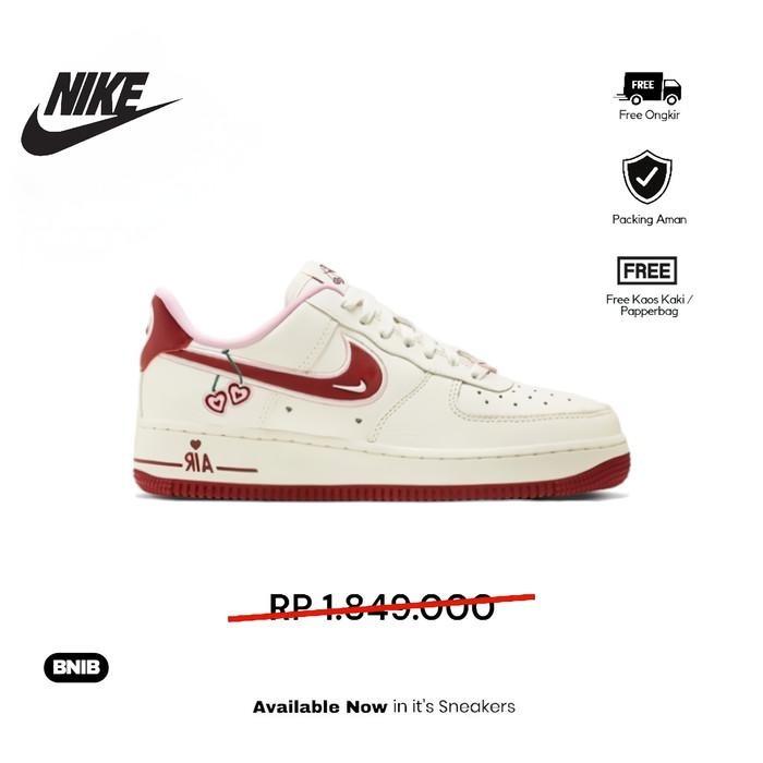 Promo Sepatu Wanita Nike Air Force Low Valentine 2023 36