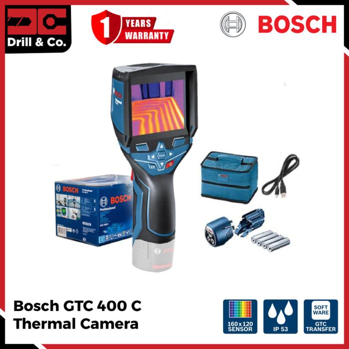 Gambar Bosch GTC 400 C Thermal Camera / Kamera Pengukur Suhu Adaptor Air dari Drill&Co undefined Tokopedia