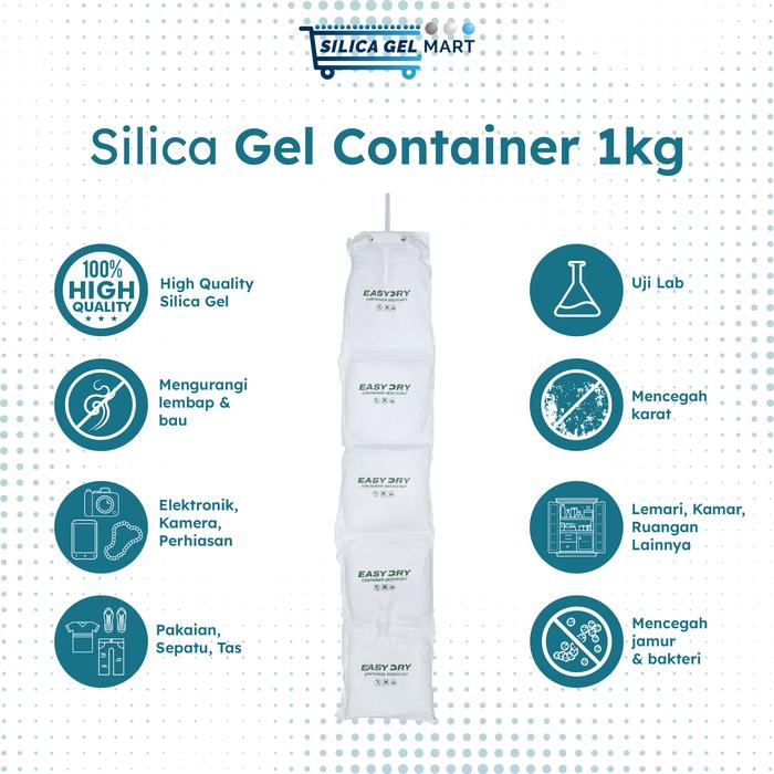 Gambar SILICA UNTUK LEMARI, CONTAINER DAN GUDANG dari Silica Gel Mart undefined Tokopedia