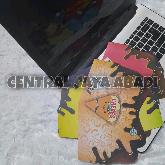 Gambar 300 LEMBAR KEMASAN CREPES JUMBO FULL DESAIN 4D SUPER QUALITY | KERTAS KREPES CRISPY HIGH QUALITY | BOX LEKKER WAFFLE CROFFLE MURAH PRODUK TERBARU | TOKO KEMASAN ONLINE | TOKO ANEKA KEMASAN OFFICIAL | ARINA SHIVA GROUP | CENTRAL JAYA ABADI 2147 - Motive dari Arina Shiva Group undefined Tokopedia