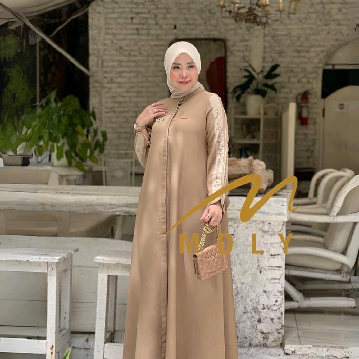 Gambar Mezza Signature Dress by MDLY - Mocca, Jumbo dari NONA ID STORE undefined Tokopedia