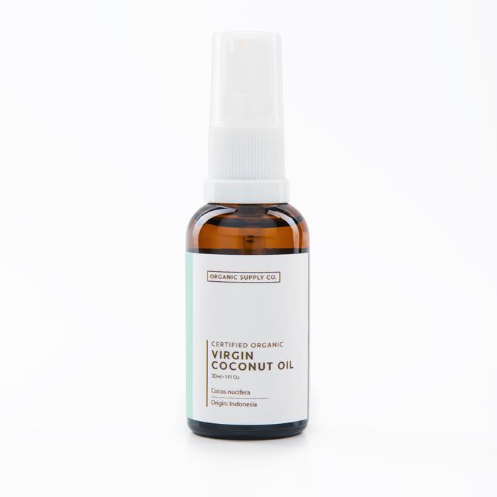 Gambar Organic Supply Co. Extra Virgin Coconut Oil, VCO - Pure Cold-Pressed Food Grade: Oil Pulling, Perawatan Tubuh, Stretch Mark - 30ml, May 2027 dari Organic Supply Co. undefined Tokopedia