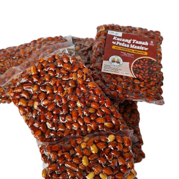 Gambar Kacang Tanah Pedas Manis (2 x 100gr) Cap Dua Lebah Kemasan Jumbo - Cemilan, Makanan, Snacks, Masakan Food Mete Asin dari Santri Nekat Snack undefined Tokopedia