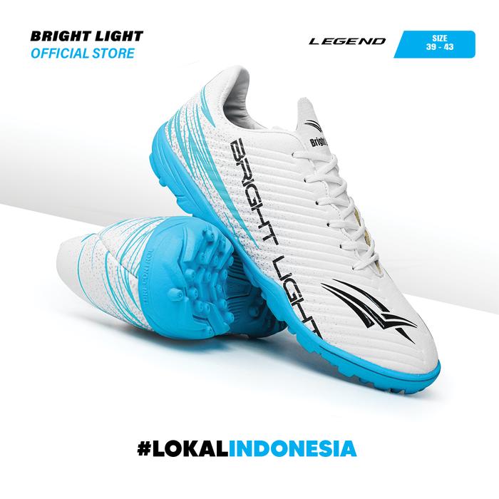 Gambar Bright Light Sepatu Futsal BL Legend 24 Putih Tosca Olahraga Original dengan Bagian Atas Lembut dan Sol Rubber Ringan untuk Kontrol Bola dan Sprint - Putih Tosca, 39 dari Bright light.id undefined Tokopedia