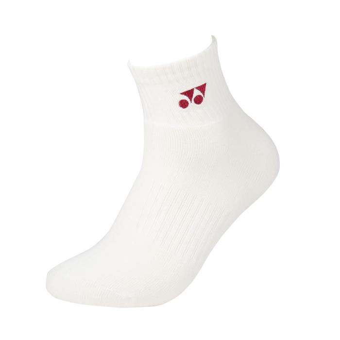 Gambar Kaos Kaki Olahraga / Badminton Yonex Men's Socks 1055ID Tru3D Match Plus 6 - White Red dari Sportallica undefined Tokopedia