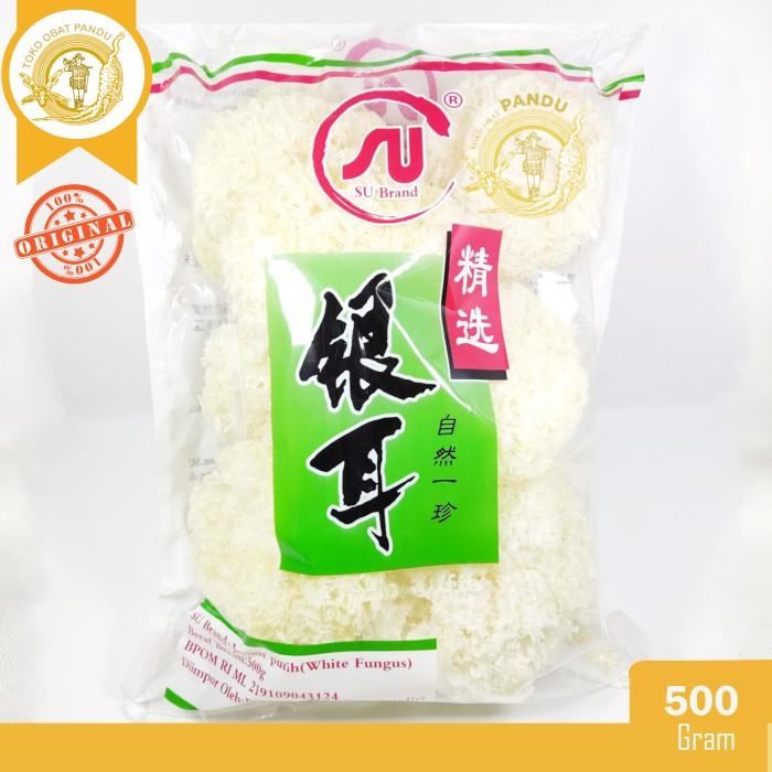 Gambar BAI MU ER (500 gram) / YIN ER / JAMUR PUTIH / DRIED WHITE FUNGUS dari Toko Obat Pandu undefined Tokopedia
