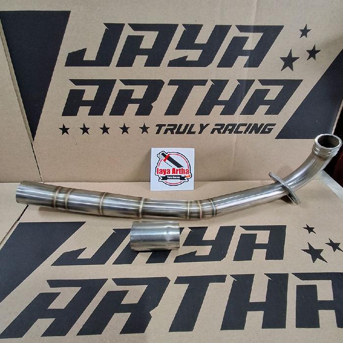 Gambar Leheran Knalpot Std Racing Kharisma Supra 125 Wave Blade Revo pipa 28 32 stainless Original Jaya Artha Racing dari jaya artha racing undefined Tokopedia