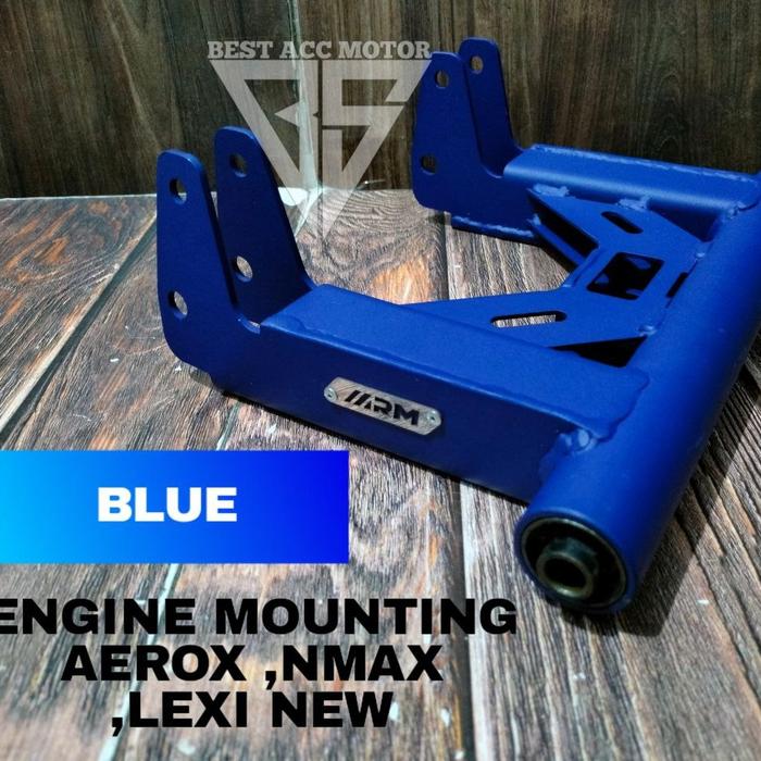 Gambar ENGINE MOUNTING AEROX-NMAX-LEXI NEW ARM - BIRU, 5CM dari Best acc motor undefined Tokopedia