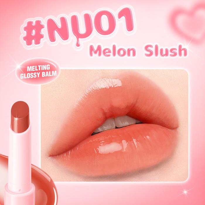 Gambar PINKFLASH Melting Glossy Balm Dewyful Glossy Long-lasting Moisture Weightless feel Non-sticky Easy To Apply Waterproof Lipgloss Watery - NU01 dari PINKFLASH STORE undefined Tokopedia