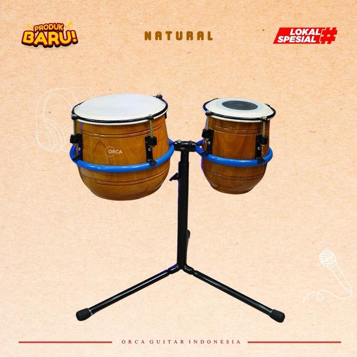 Gambar ORCA Kendang / Ketipung Koplo Bahan Kayu Mahoni - Natural, Promo dari Orca Guitar Indonesia Kab. Sukoharjo Tokopedia