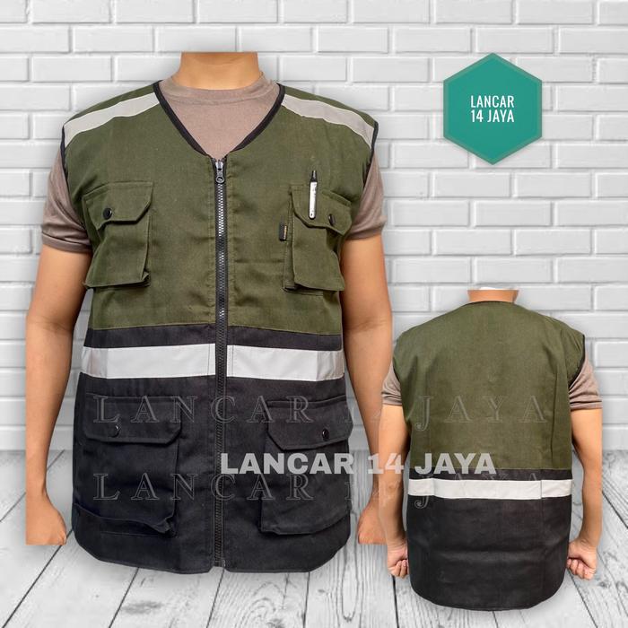 Promo Rompi Proyek K3 - Rompi Safety - Rompi Tambang - Rompi Kain ...