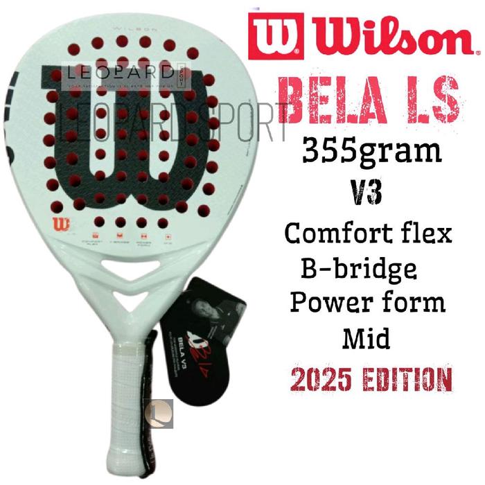 Gambar Raket Padel Wilson BELA LS V3 355g / Padel Racket dari LEOPARD Sport Semarang undefined Tokopedia