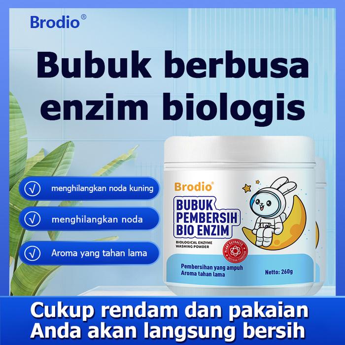 Gambar {LIVE} VIRAL Brodio Bubuk Pembersih Bio Enzim Deterjen Cuci Tanpa Luntur - Brodio Bubuk Pembersih Bio Enzim - Detergent, Laundry pembersih noda pakaian membandel/ Penghilang jamur/ Baju Kain putih Cloth Stain remover Noda kuning Cuci tanpa luntur dari Tokoautoklin undefined Tokopedia