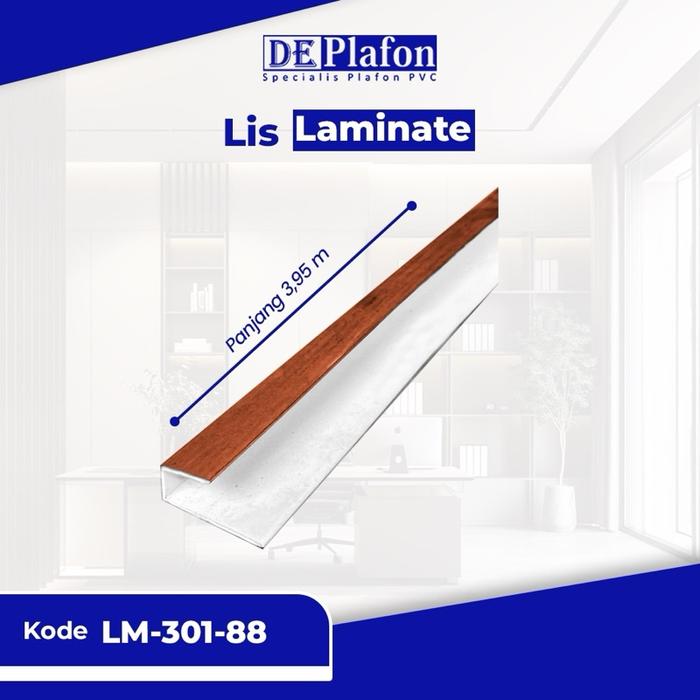 Gambar De Plafon - LIS PVC / LIST PVC LAMINATE IMPORT PINGGIR SIKU SAMBUNG - LM.301-88 dari Deplafon.Surabaya undefined Tokopedia