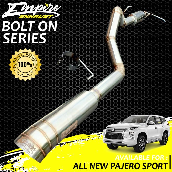 Gambar Bolt On Tailpipe Mitsubishi Pajero Sport ANPS / Dakar / Exceed Empire Exhaust dari Empire Exhaust undefined Tokopedia