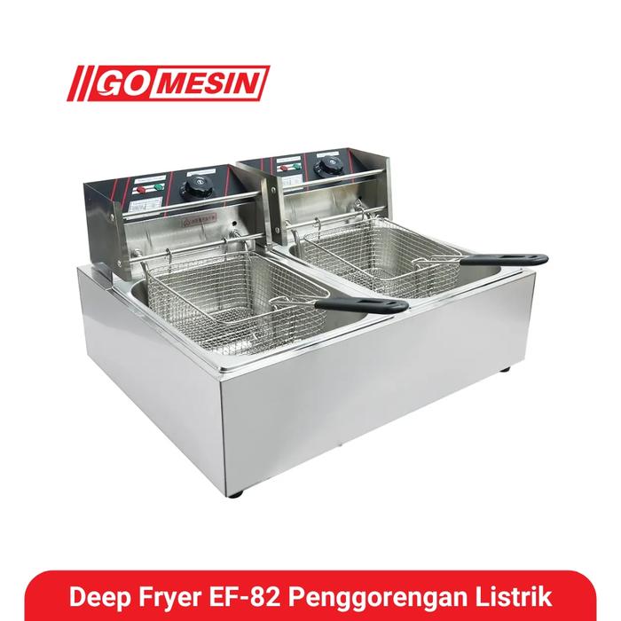 Gambar Electric Deep Fryer GOMESIN EF 82 / Deep Fryer Listrik 2 Tangki dari Marvell Tangerang undefined Tokopedia