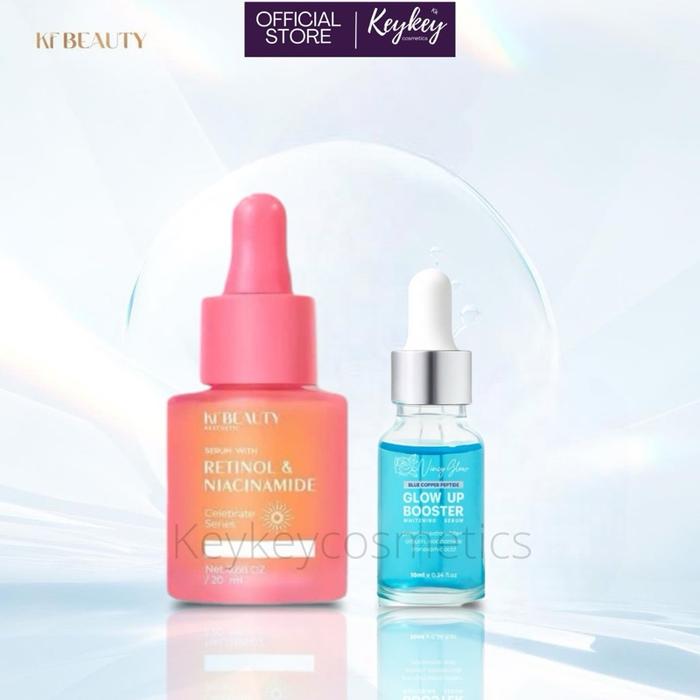 Gambar [BEST COMBO ANTI AGING] BLUE COPPER PEPTIDE VINCYGLOW + RETINOL 20ml KFBEAUTY dari Keykey Cosmetics undefined Tokopedia