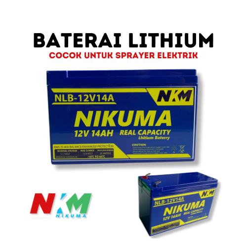 Gambar Nikuma Baterai Lithium Real Capacity 12V 14AH - 12AH - 10AH - 8AH Ringan Kapasitas Asli Bisa Untuk Sprayer Elektrik - 10ah dari Tukura undefined Tokopedia