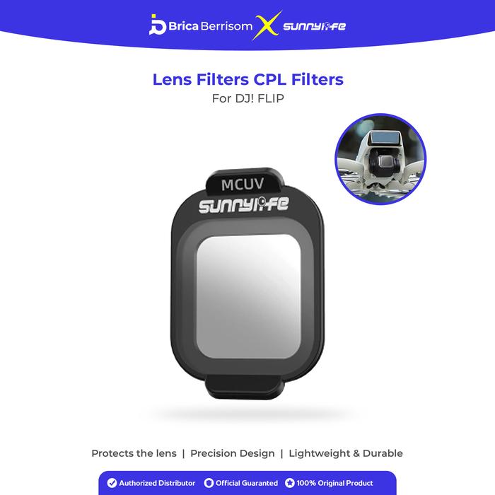 Gambar SUNNYLIFE Lens Filter For DJI FLIP MCUV CPL ND8 ND16 ND32 ND64 Optical Filters Drone Lensa Aksesoris Accessories - MCUV dari Brica Berrisom undefined Tokopedia