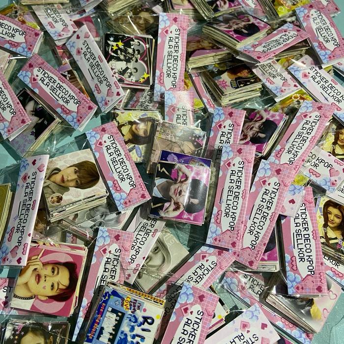 Gambar [ISI 50pcs] 3x3 MINI STICKER KPOP - BTS dari Faverful_NEW undefined Tokopedia