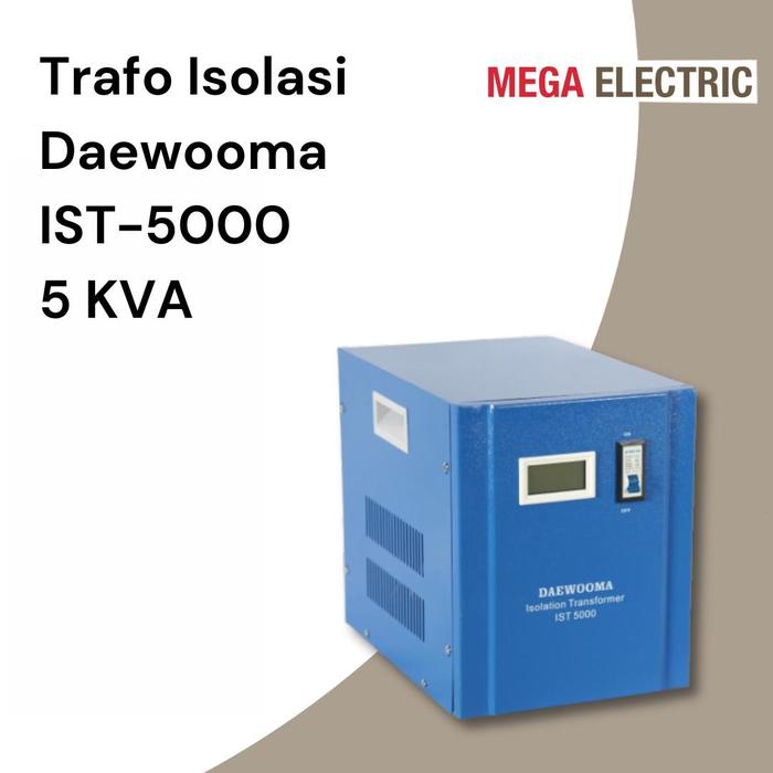 Gambar Trafo Isolasi Stepdown Daewooma 5kva 220v/220v -110v - Unit dari MEGA ELECTRIC HWI undefined Tokopedia