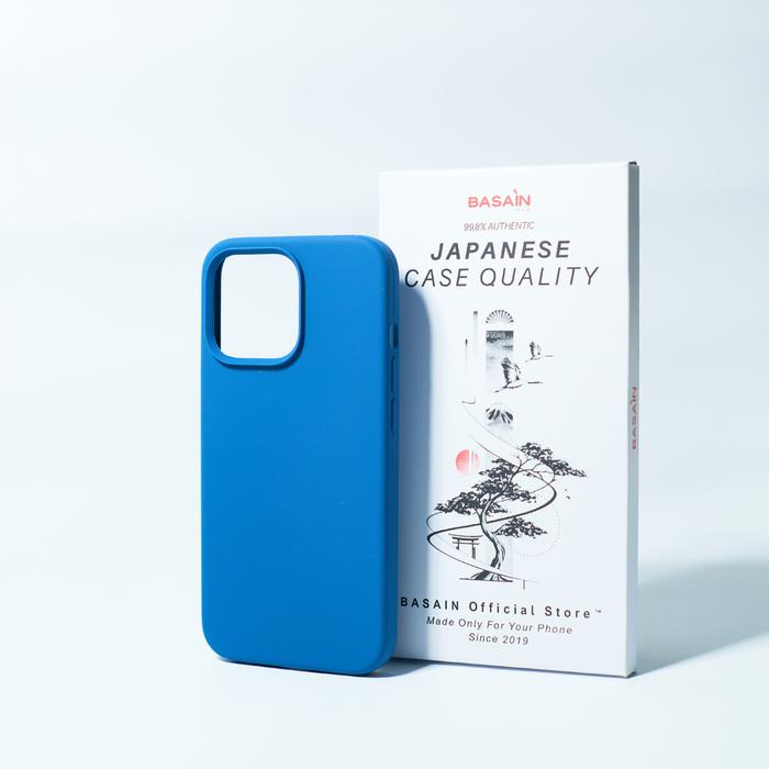 Gambar BASAIN Casing iPhone 11/12/13/14/15/16/Pro/Max/Mini/Plus Series Case Soft Premium Silicone - Navy, 13 Pro Max dari BASAIN Store undefined Tokopedia