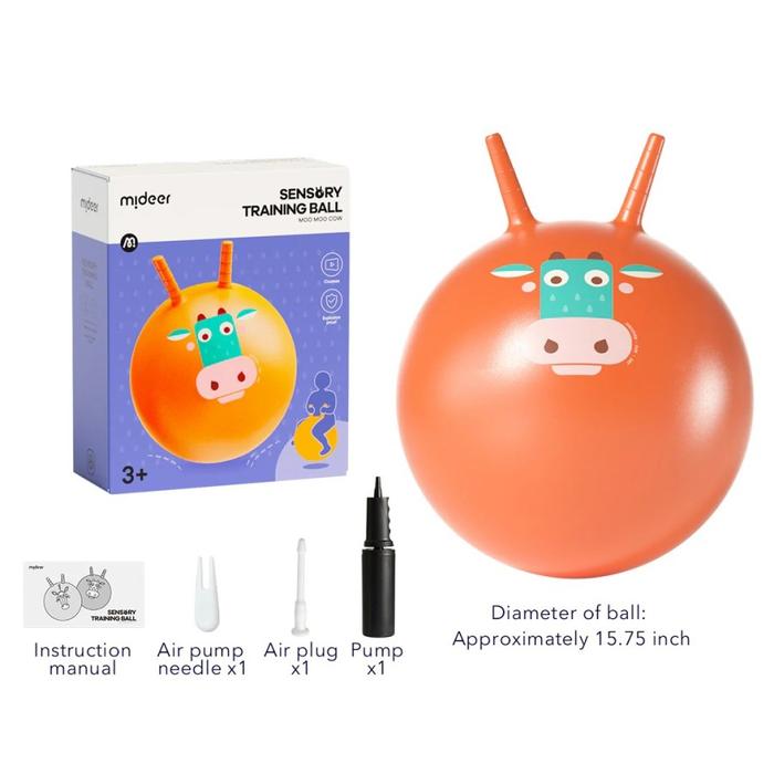 Gambar Mideer Sensory Training Bounce Ball Mainan Edukasi Anak - COW dari BABO TOYS undefined Tokopedia