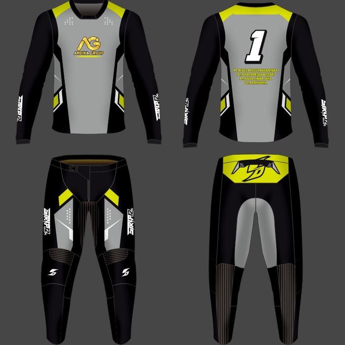 Gambar JERSEY SET FULL CUSTOM TRAIL CROSS ADVENTURE TRABAS KUALITAS PREMIUM - 04, 30/M dari KUZUKASHOP undefined Tokopedia