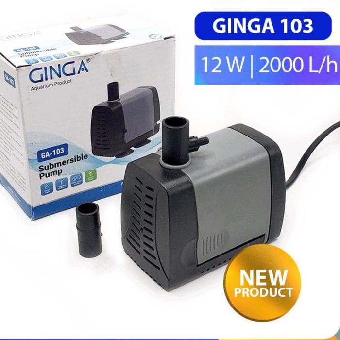 Gambar Mesin Pompa Celup GINGA GA 103 104 105 105B 106 107 107B 108 3900 5200 Filter Aquarium Aquascape Air Terjun Kolam Ikan Gelembung Udara Oksigen - 103 dari tarombobetta undefined Tokopedia