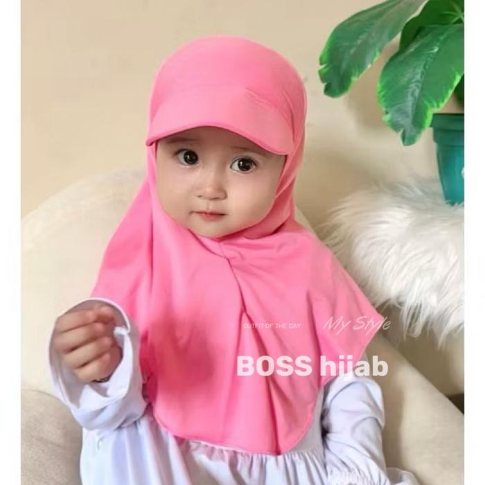 Gambar Jilbab Instan Anak Bayi Perempuan Model Jiltop Ukuran 0-3/6 Bulan hingga 1-2 Tahun Cantik Muslim Kerudung - ping, Topi 0-1th(S) dari BOSS.HIJAB undefined Tokopedia
