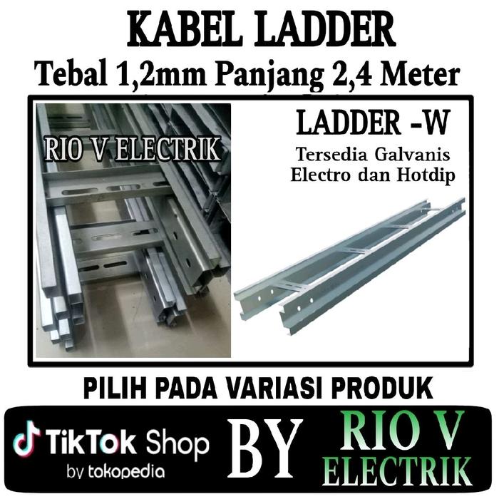 Cable Rack Slw Jual CABLE LADDER U & W 300X100X2400 X 1,2mm Galvanis Electro & Hotdip ...