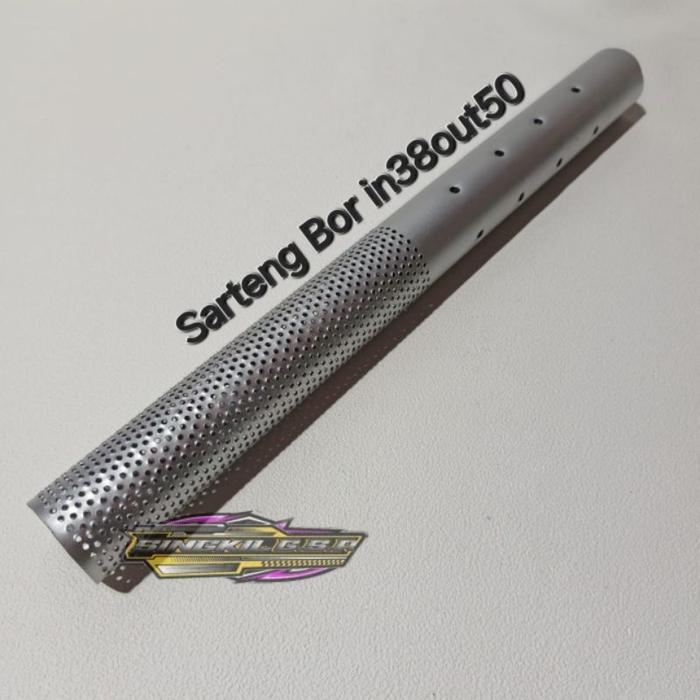Gambar Saringan Knalpot Sarteng Sarbor Sarful Panjang 40Cm Inlet 38Mm Ukuran Lubang 2Mm Beat Vario Pcx Mio Nmax Aerox Dll - SARTENGBOR IN38OUT50 dari irzideastore undefined Tokopedia